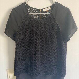 Calvin Klein Black Going Out Top